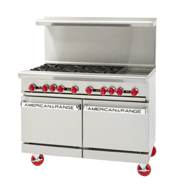 American Range ARGF-8_NAT - Green Flame Range, Gas, 48"