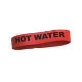 Service Ideas FBHOTWATER Service Ideas Flavor Band Rubber Band Hot Water Red