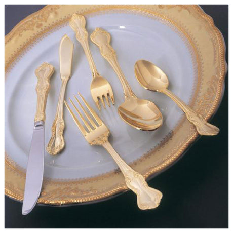 10 Strawberry St CRWNGLD-SF - Salad Fork, 6-1/4" Long, Dishwasher Safe