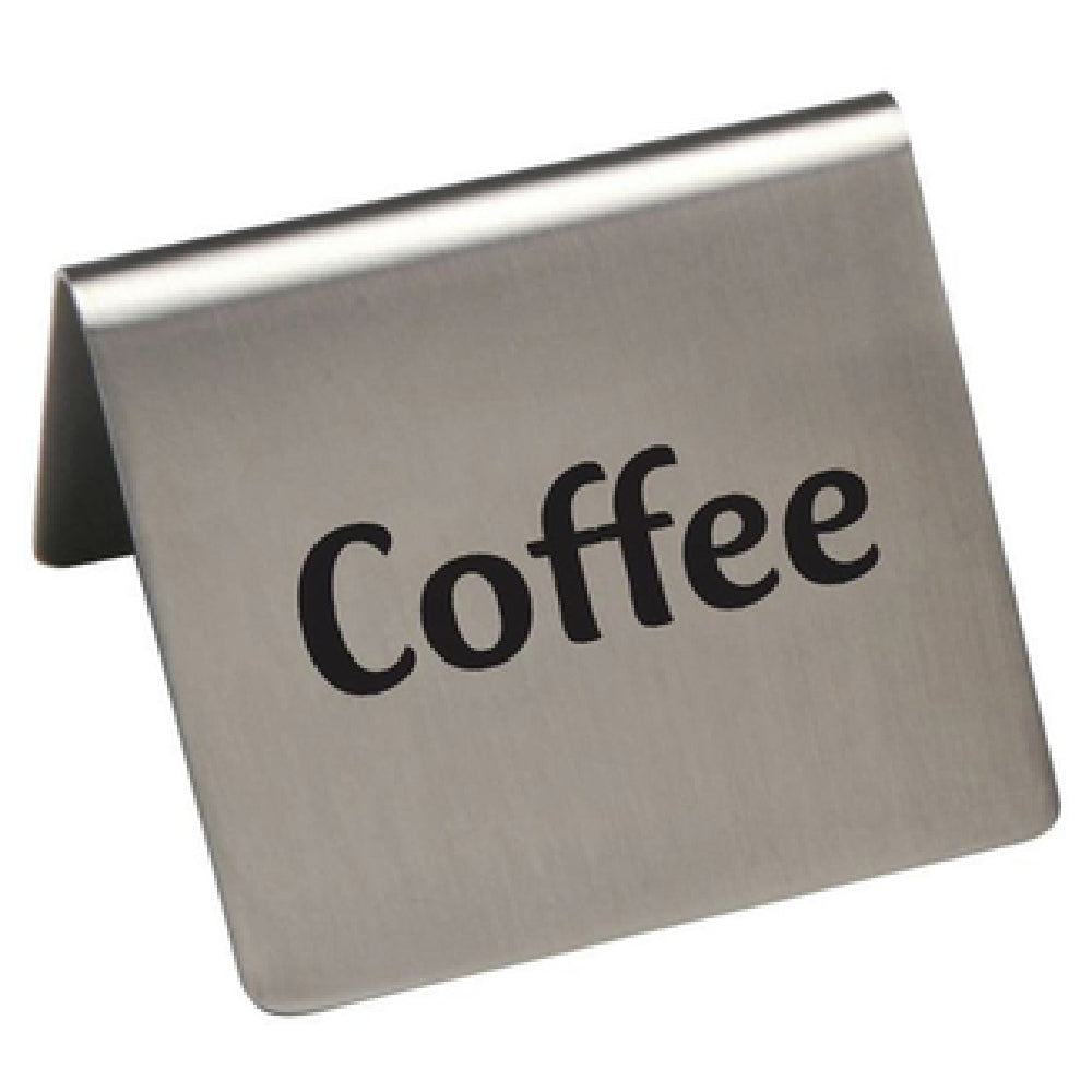 Hubert 67866 - Beverage Tent, "Coffee", 2-1/2" X 2" X 2-3/16"H