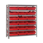 Quantum 1239-109_BLUE - Shelving Unit, 12"D X 36"L X 39"H, Heavy Duty
