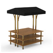 Steelite MGCMLB22BBBF - Back To Back Market Station, 71.0" X 59.0" X 96.0", Modular