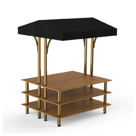 Steelite MGCMLB22BBBF - Back To Back Market Station, 71.0" X 59.0" X 96.0", Modular