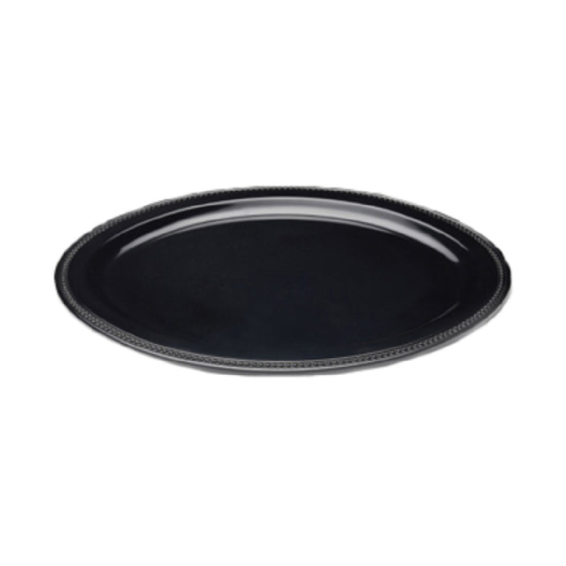 GET Enterprises M17OV-B Elite Global Solutions Platter 16"L X 13"W X 1"H Oval