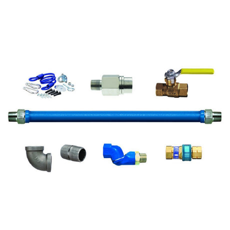 Dormont CAN1675KITS36EFV - Dormont Blue Hose Moveable Gas Connector Kit, 3/4" Inside Dia.