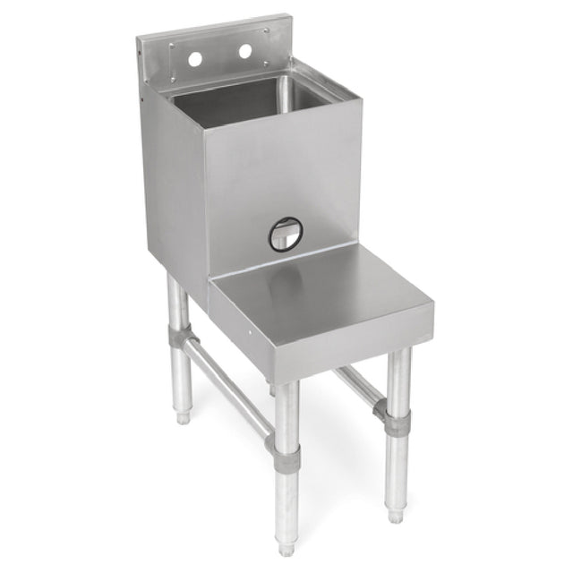 John Boos UBBS-2112 Underbar Blender Station Freestanding With Dump Sink 12"W X 21"D X 32-1/2"H Overall Size