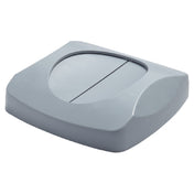 Rubbermaid FG268988GRAY - Untouchable® Swing-In-Top, 16" Sq X 4" H, Fits 3569-88,3569-07 & 3569-73 Containers