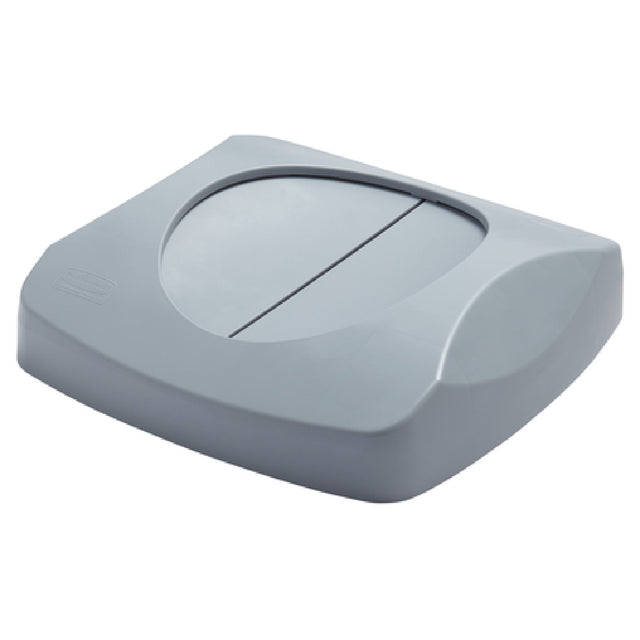Rubbermaid FG268988GRAY - Untouchable® Swing-In-Top, 16" Sq X 4" H, Fits 3569-88,3569-07 & 3569-73 Containers