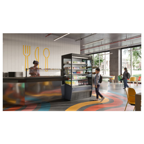 Federal Industries VFSS4860S - Vision Series Flex™ 3-in-1 Multifunctional Merchandiser (Ambient/Heated/Refrigerated)