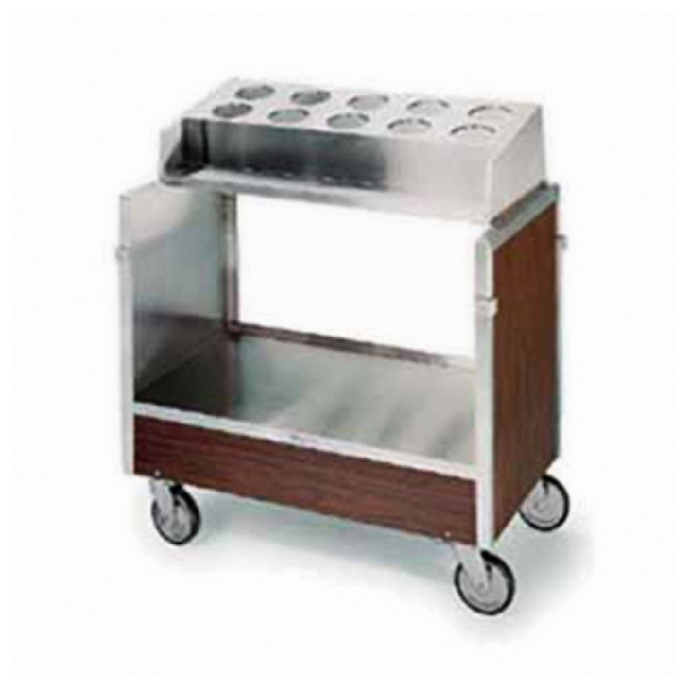 Lakeside 603 Tray & Silver Cart Accepts (10) Flatware Cylinders (not Included)