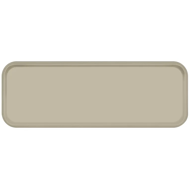Cambro 926104 Camtray® Rectangular 8-7/8" X 25-9/16" X 1" Desert Tan