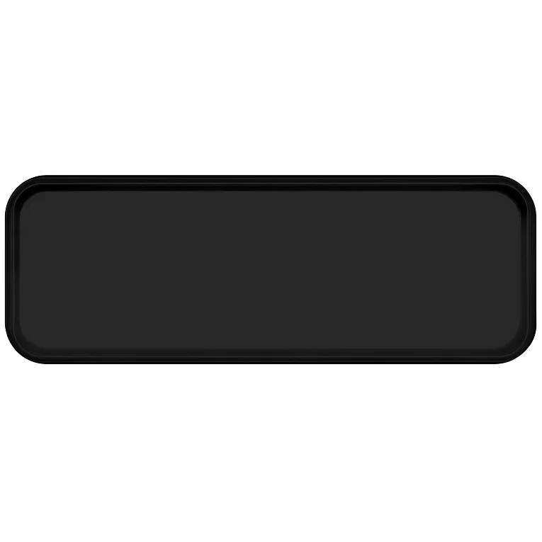 Cambro 926110 Camtray® Rectangular 8-7/8" X 25-9/16" X 1" Black
