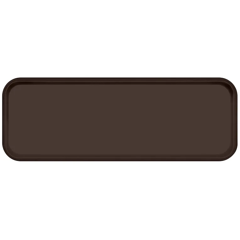 Cambro 926116 Camtray® Rectangular 8-7/8" X 25-9/16" X 1" Brazil Brown