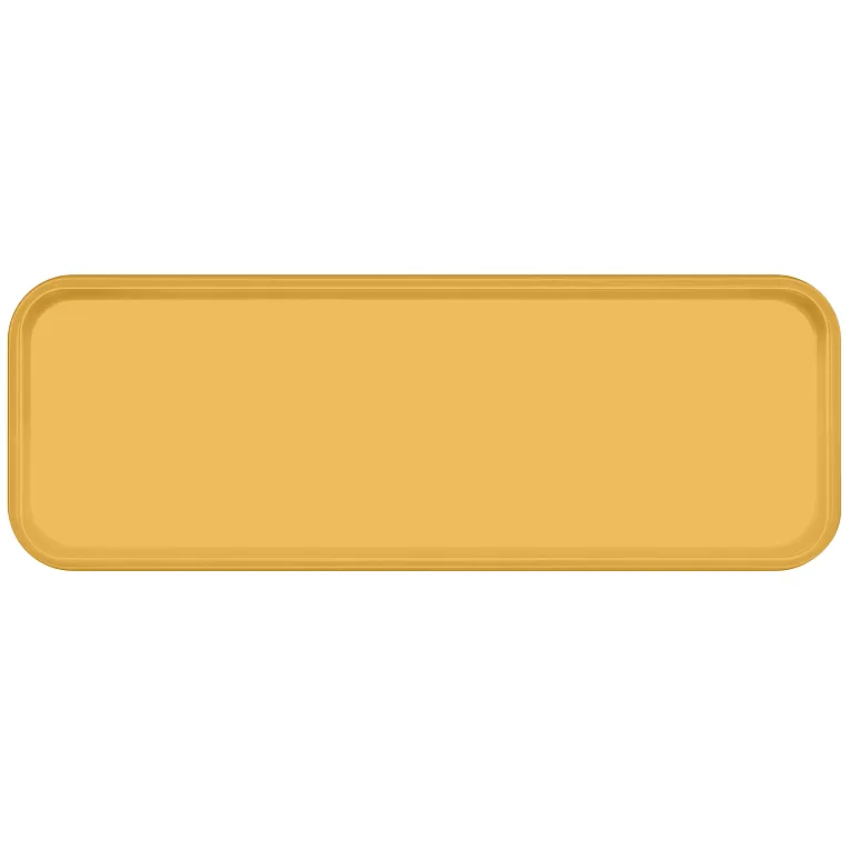 Cambro 926171 Camtray® Rectangular 8-7/8" X 25-9/16" X 1" Tuscan Gold