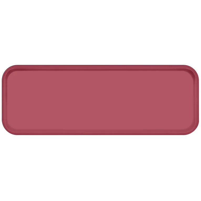 Cambro 926410 Camtray® Rectangular 8-7/8" X 25-9/16" X 1" Raspberry Cream