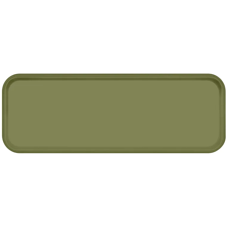 Cambro 926428 Camtray® Rectangular 8-7/8" X 25-9/16" X 1" Olive Green