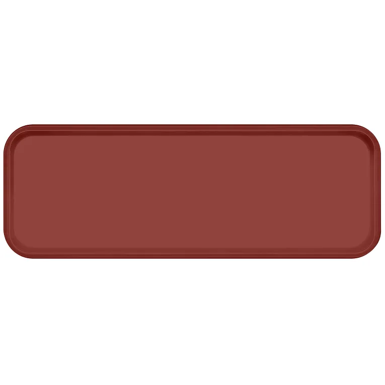 Cambro 926501 Camtray® Rectangular 8-7/8" X 25-9/16" X 1" Real Rust