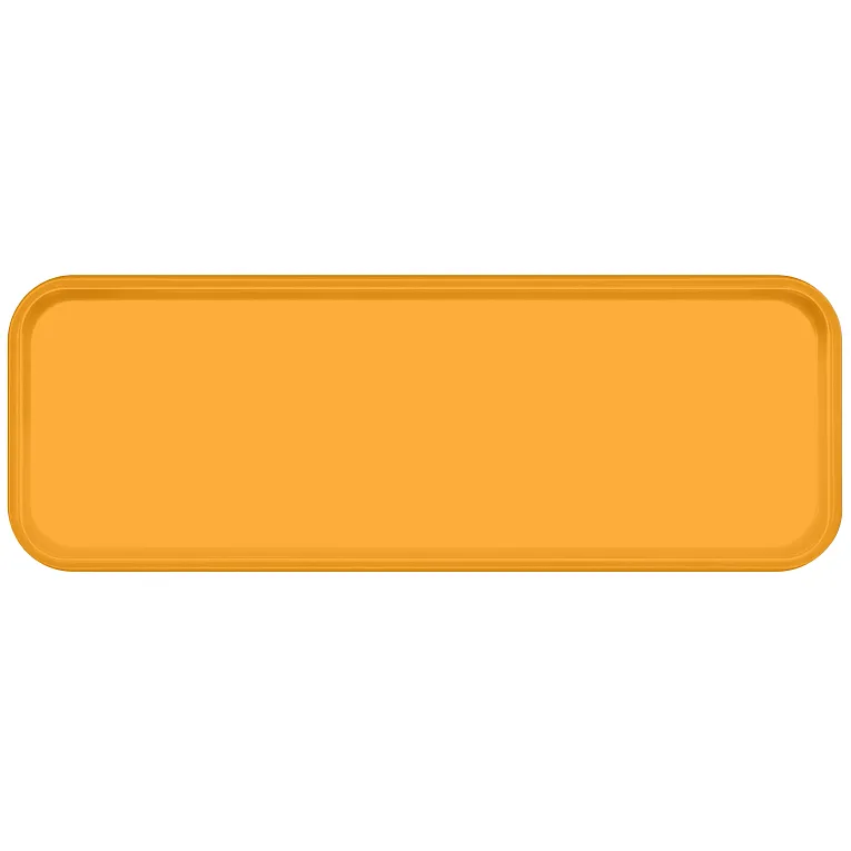 Cambro 926504 Camtray® Rectangular 8-7/8" X 25-9/16" X 1" Mustard