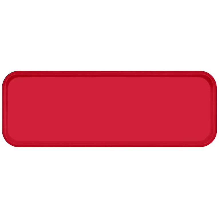 Cambro 926510 Camtray® Rectangular 8-7/8" X 25-9/16" X 1" Signal Red