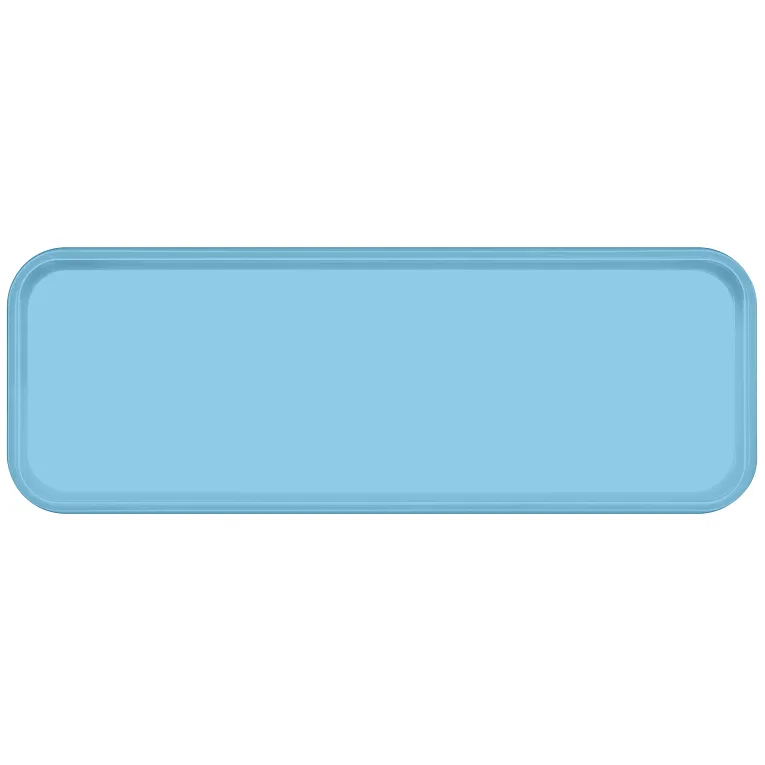 Cambro 926518 Camtray® Rectangular 8-7/8" X 25-9/16" X 1" Robin Egg Blue