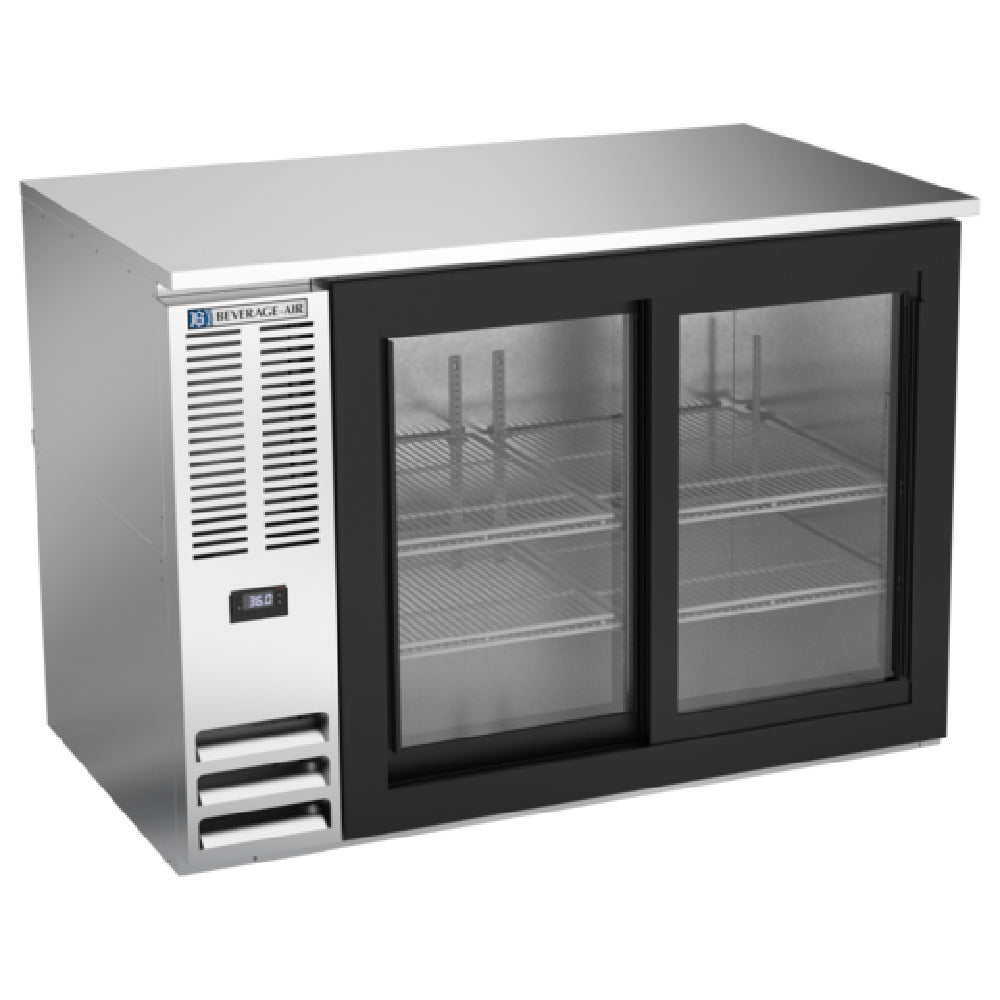 Beverage Air BB48HC-1-GS-S - Refrigerated Back Bar Storage Cabinet, Two-section, 48"W