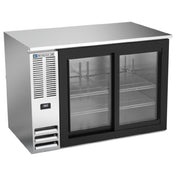 Beverage Air BB48HC-GS-S - Refrigerated Back Bar Storage Cabinet, Two-section, 48"W X 29-1/4"D X 34"H