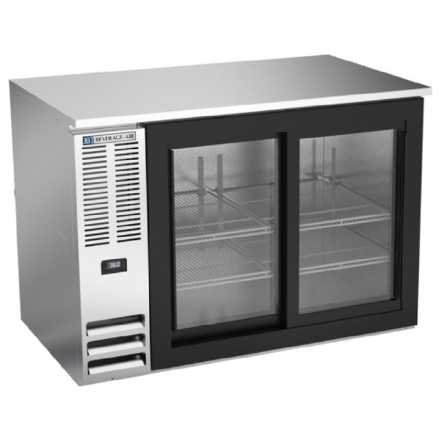 Beverage Air BB48HC-GS-S - Refrigerated Back Bar Storage Cabinet, Two-section, 48"W X 29-1/4"D X 34"H
