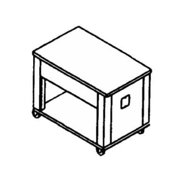 Dinex DXP2STSL DineXpress™ Serving Counter Utility Unit 50"L X 36"H X 19"W