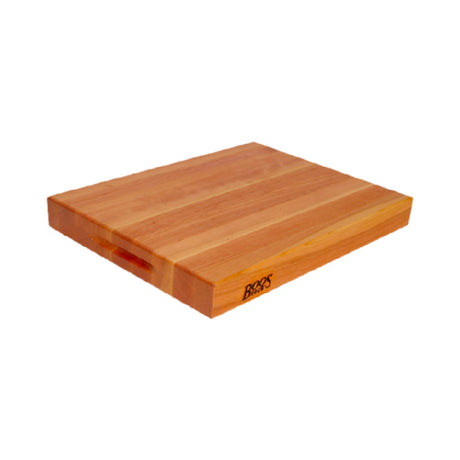 John Boos CHY-RA01 Cutting Board 18"W X 12"D X 2-1/4" Thick Edge Grain Construction