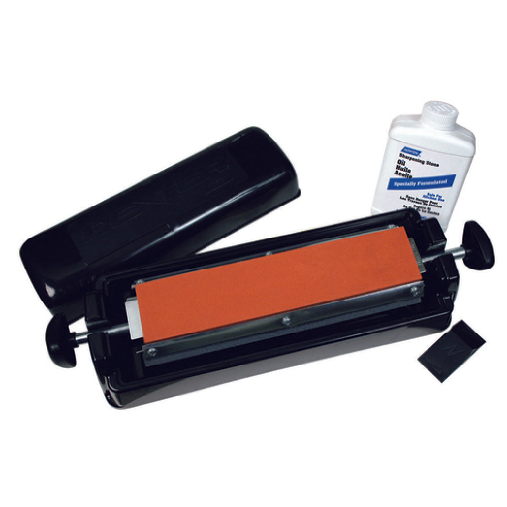 Dexter Russell 7946 Basics® (EDGE-15) Tri-Stone Sharpening System 11-1/2" X 2-1/2" X 1/2" Sharpening With 3 Combinations