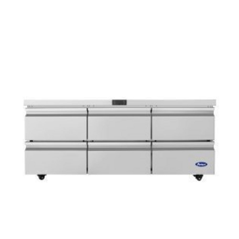 Atosa USA, Inc. AUR72D6 - Undercounter Refrigerator, 18.9 Cu. Ft., 2-section