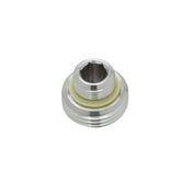 T&S Brass S-GH EverSteel 3/8" NPSM X 3/4" Male Garden Hose Adapter With Washer