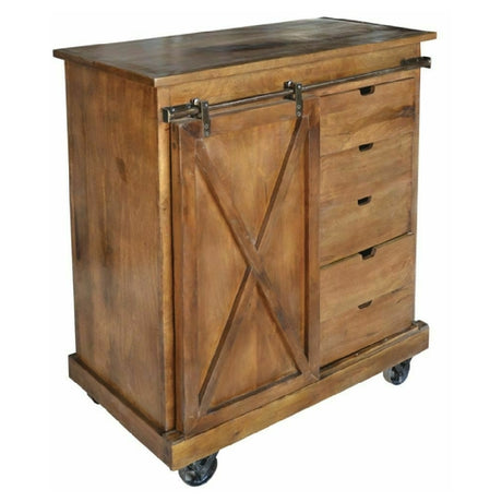 Hubert 95426 - Display Cart, 48"L X 18"D X 54"H, (3) Shelves