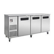 Blue Air BLBB90-4S-HC - Back Bar Cooler, Three-section, 90"W