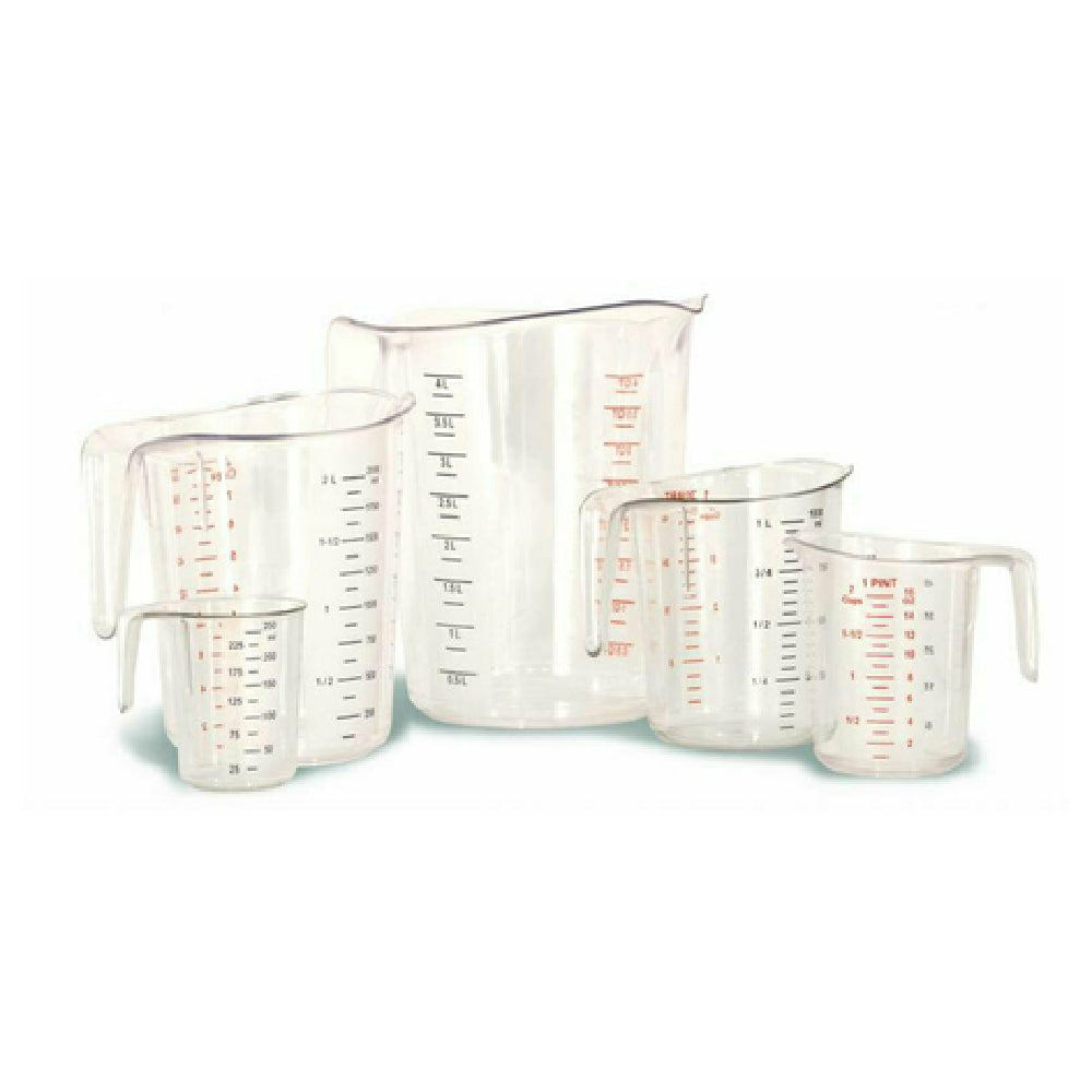 Omcan 80575 (80575) Measuring Cup Set 5-piece Set Includes: 1 Cup 1 Pint