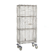 Metro SEC33S-SD-2SE - Super Erecta® Security Unit, Mobile, Stainless Steel Finish