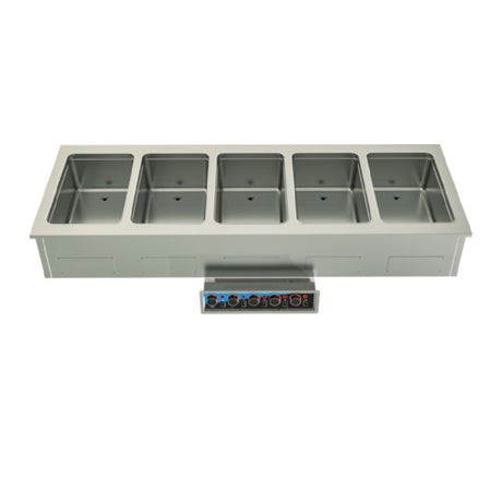 BK Resources E-HP-5 - Hot Food Well Unit, 5-Compartment, Drop-In