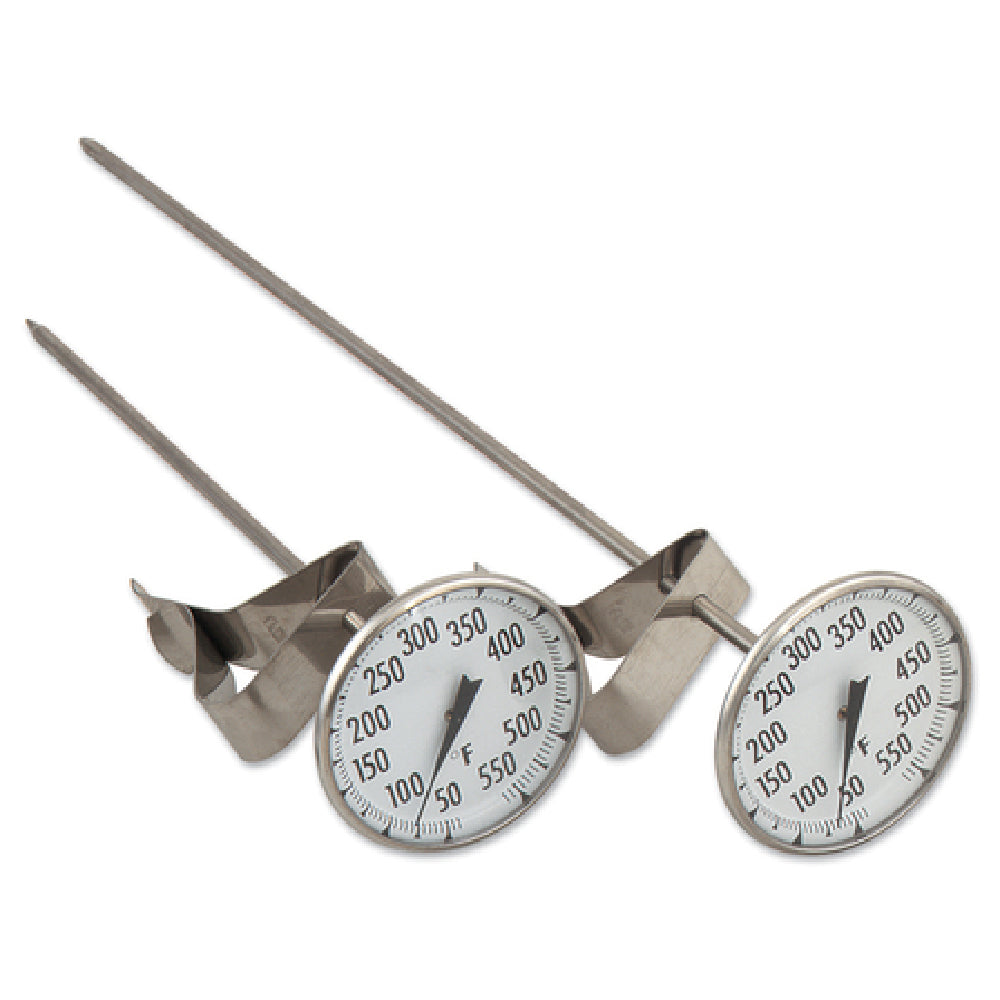 Browne Foodservice CT84119 Candy/Fry Thermometer 2-1/8" Dial 8"L