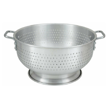 Winco ALO-16BH Colander 16 Qt. 16-1/2" Dia. X 7-1/8"H