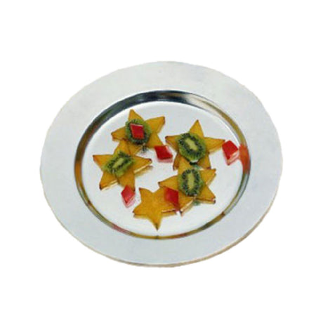 Bon Chef 1043IVY - Contemporary Dinner Plate, 10-1/2", Aluminum With Ceramic-look Coating