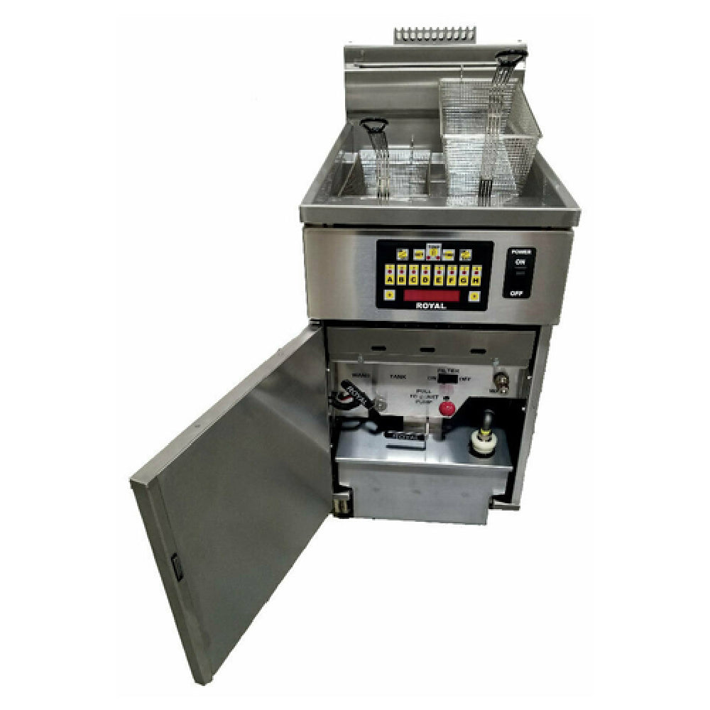 Royal Range Of California RHEF-75-2-DM2_NAT High Efficiency Fryer Battery Gas