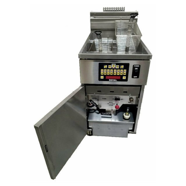 Royal Range Of California RHEF-75-2-DM2_NAT High Efficiency Fryer Battery Gas