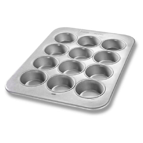 Chicago Metallic 43645 Large Muffin Pan 12-7/8" X 17-7/8" Overall Makes (12) 3-1/4" Dia. Muffins