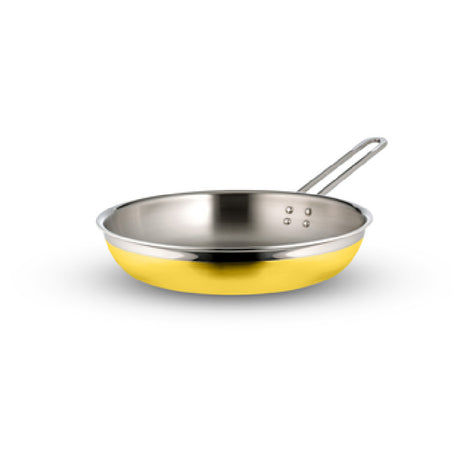 Bon Chef 71307-CF2-Y Country French X Saute Pan/Skillet 1 Qt. 20 Oz. 10-1/8" Dia. X 1-7/8"H