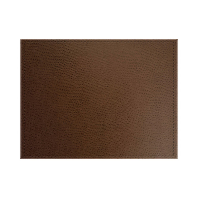 Risch TABLEMAT-CH 17X13 Chesterfield Ostrich Texture Faux-leather Table Mat (specify Color)