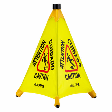 Alpine Industries ALP498-20 Pop-up Wet Floor Sign "Caution" 2-9/10"W X 2-1/2"D X 22-1/5"H