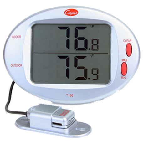 Cooper Atkins T158-0-8 Indoor/Outdoor Min/Max Thermometer Temperature Range (unit) 32° To 122°F/0° To 50°C