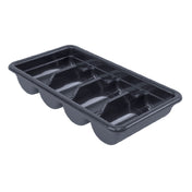 Quantum FSB-20113CS_GRAY - Bussing Tub, 11-3/8"W X 20-7/16"L X 3-3/4"H, (4) Compartments