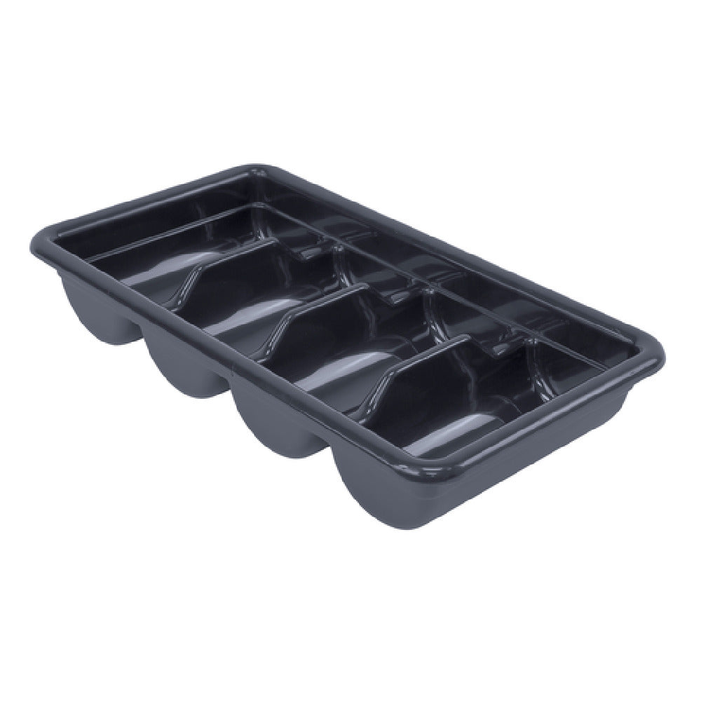 Quantum FSB-20113CS_BROWN - Bussing Tub, 11-3/8"W X 20-7/16"L X 3-3/4"H, (4) Compartments