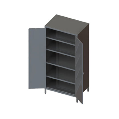 Piper Products 7773 - Storage Cabinet, No Base, (4) Shelves